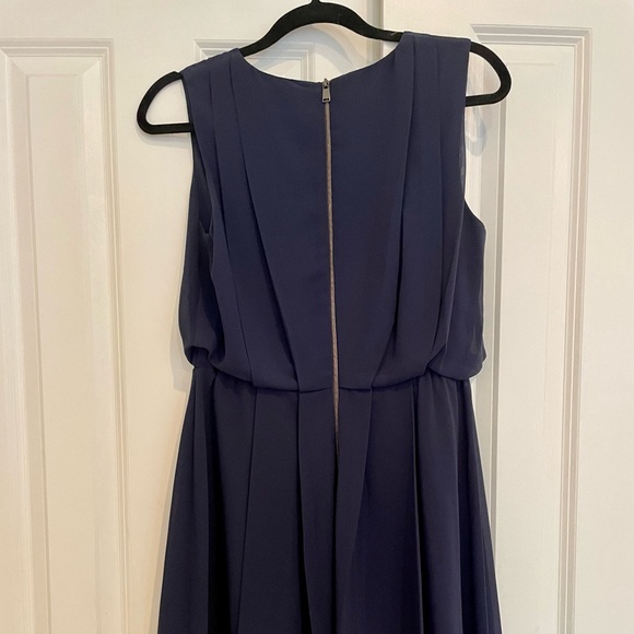 Marc New York - Andrew Marc - pleated navy dress - Picture 2 of 7